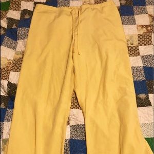 Yellow Cherokee Scrub Pants Size Medium